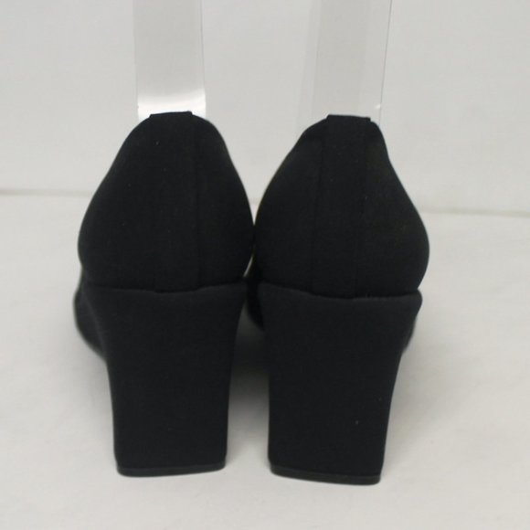 Stuart Weitzman Chunky Wedge Heel Slip On Shoes Like New Worn 1x - Picture 7 of 10